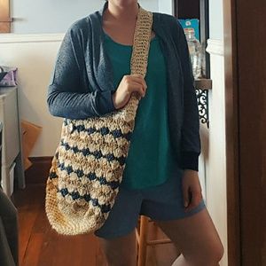 Woven boho bag
